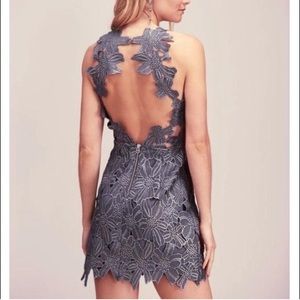 Free People + Saylor, backless dress